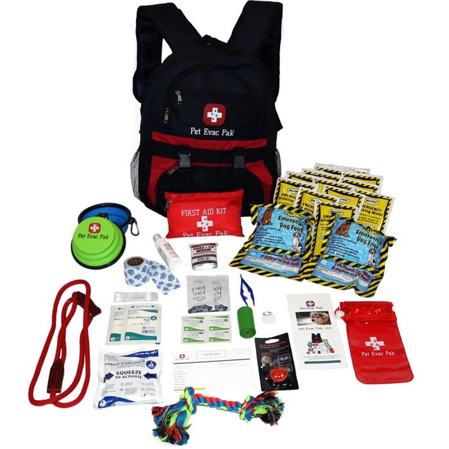 PET EVAC PAK Small Medium Dog Pak Pet Emergency Kit Chewy