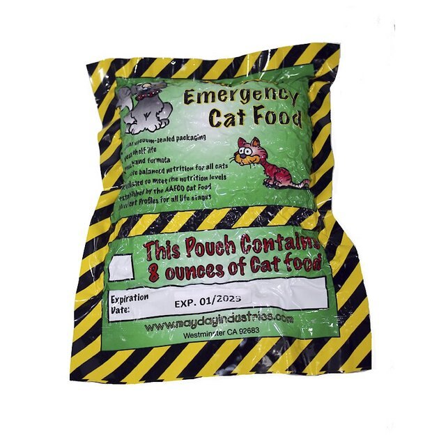 MAYDAY Emergency Dry Cat Food, 8oz bag