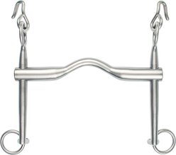 Lorenzini Long Fixed Wymouth Horse Bit, 125-16
