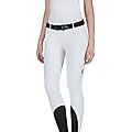 Equiline Brendak Women's Knee Grip Breeches, White, 40