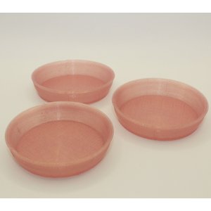 Stroodies Crested Gecko Bowl, 3 count, Rose Gold, 2-oz
