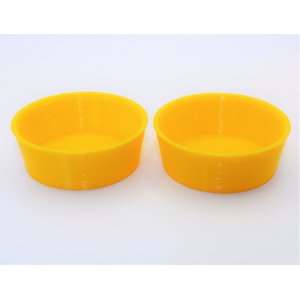 Stroodies Double Crested Gecko Bowl, 1.5-oz, Pineapple Yellow