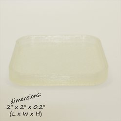 Stroodies Leopard Geckos LitterBox, Clear, 2-in slide 2 of 3