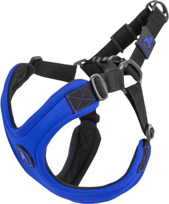 Show full view: Gooby Escape Free Sport Dog Harness, Blue, Large: 16 to 24.25-in chest slide 5 of 7