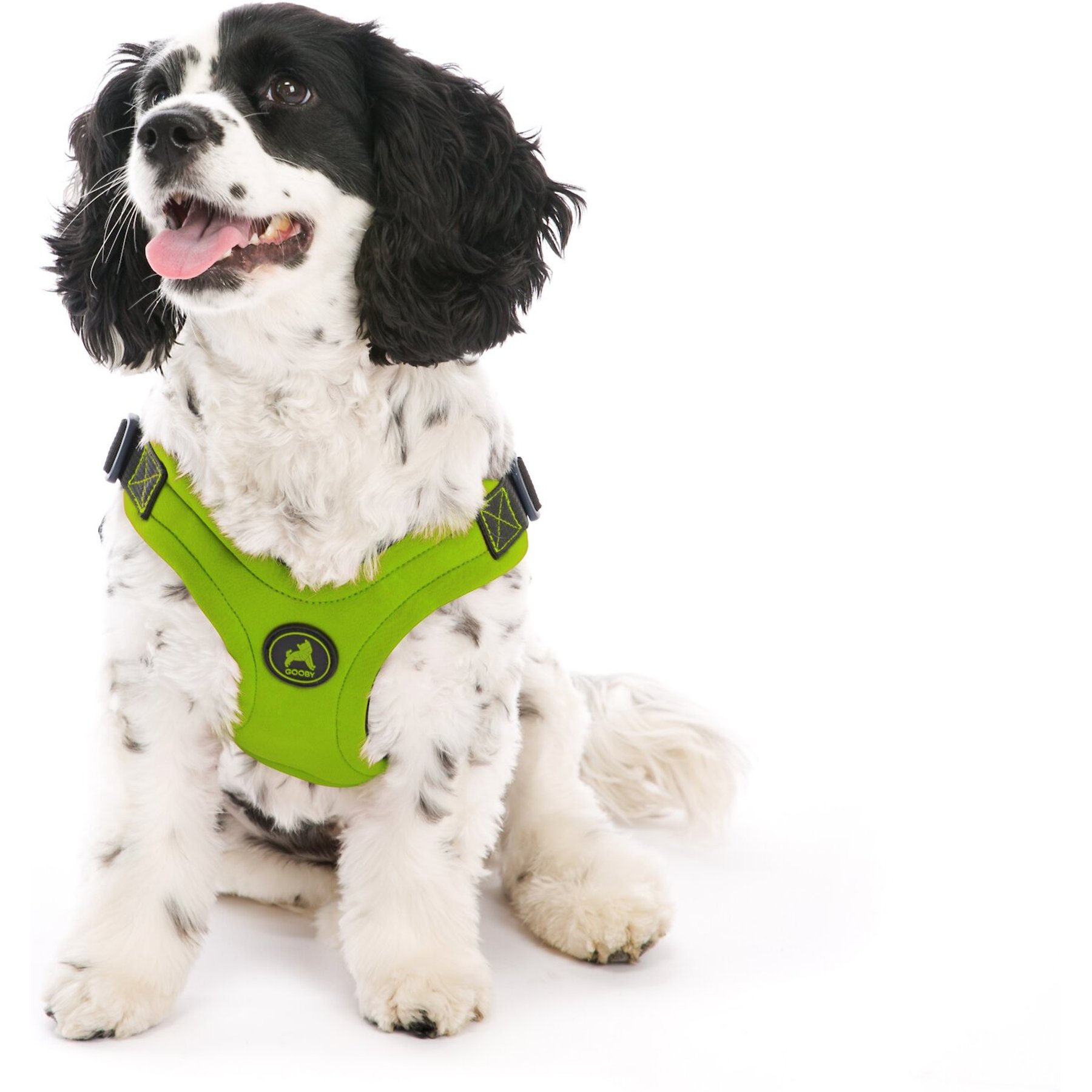 Gooby Escape Free Sport Dog Harness, Lime, Large: 16 to 24.25-in chest