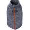 Show in main carousel: Gooby Zip-Up Fleece Dog Vest, Gray Wash, Small slide 7 of 9