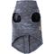 Show in main carousel: Gooby Zip-Up Fleece Dog Vest, Gray Wash, Small slide 8 of 9