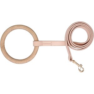 Pet Life Ever-Craft Boutique Series Beechwood & Leather Designer Dog Leash, Pink