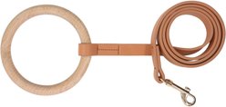 Pet Life Ever-Craft Boutique Series Beechwood & Leather Designer Dog Leash, Brown slide 1 of 3