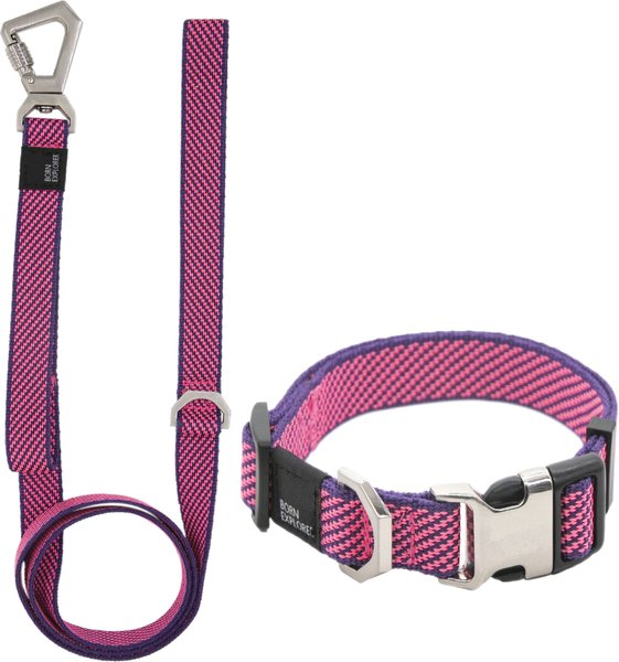Pet Life Escapade Outdoor Series 2-in-1 Convertible Dog Leash & Collar, Pink, Small slide 1 of 4