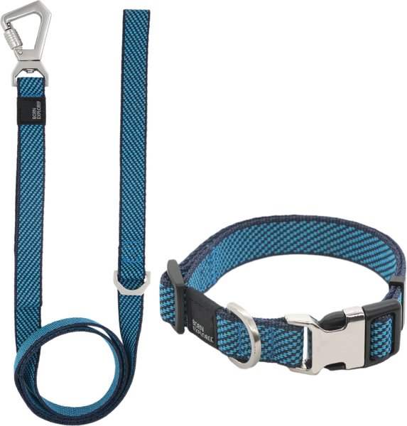 Pet Life Escapade Outdoor Series 2-in-1 Convertible Dog Leash & Collar, Blue, Medium slide 1 of 4