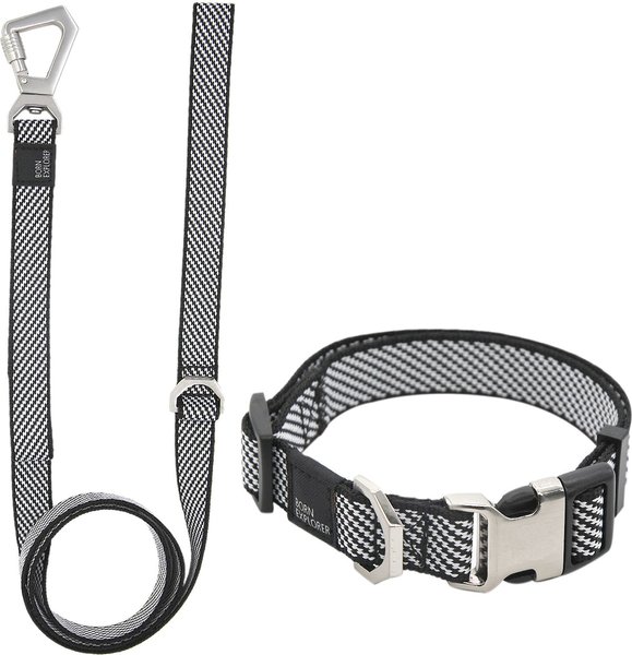 Pet Life Escapade Outdoor Series 2-in-1 Convertible Dog Leash & Collar, Grey, Large slide 1 of 4
