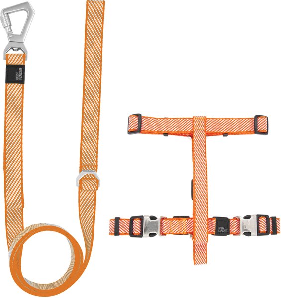 Pet Life Escapade Outdoor Series 2-in-1 Convertible Dog Leash & Harness, Orange, Medium slide 1 of 4