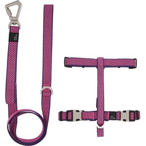 Pet Life Escapade Outdoor Series 2-in-1 Convertible Dog Leash & Harness, Pink, Medium
