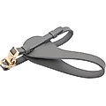 Pet Life Ever-Craft Boutique Series Designer Adjustable Leather Dog Harness, Grey, Medium
