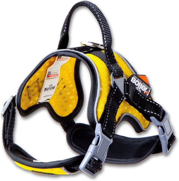 Dog Helios Scorpion Sporty High-Performance Free-Range Dog Harness, Yellow, Small slide 1 of 6