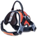 Dog Helios Scorpion Sporty High-Performance Free-Range Dog Harness, Orange, Medium