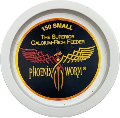 ABDragons Live Phoenix Worms Reptile, Bird, Fish & Small Pet Food, Small, 150 count