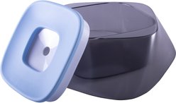 Pet Life Hydritate Anti-Puddle Dog & Cat Water Bowl, Blue slide 2 of 5