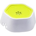Pet Life Everspill 2-in-1 Food & Anti-Spill Water Dog & Cat Bowl, Green