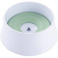 Pet Life Pud-Guard Anti-Spill Floating Water & Food Dog & Cat Bowl, Green
