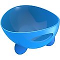 Pet Life Modero Dishwasher Safe Modern Tilted Dog Bowl, Blue