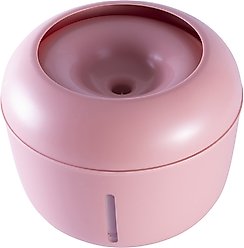 Pet Life Moda-Pure Ultra-Quiet Filtered Dog & Cat Fountain Waterer, Pink