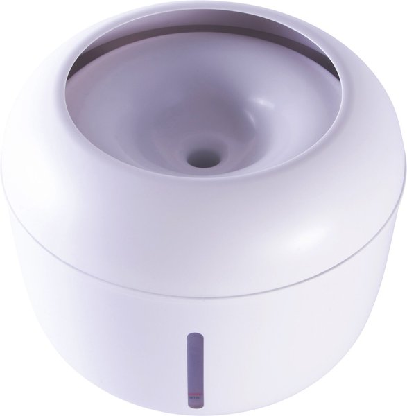 Pet Life Moda-Pure Ultra-Quiet Filtered Dog & Cat Fountain Waterer, White slide 1 of 5