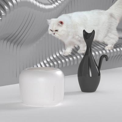 Show full view: Pet Life Moda-Pure Ultra-Quiet Filtered Dog & Cat Fountain Waterer, White slide 5 of 5