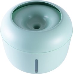 Pet Life Moda-Pure Ultra-Quiet Filtered Dog & Cat Fountain Waterer, Green slide 1 of 5