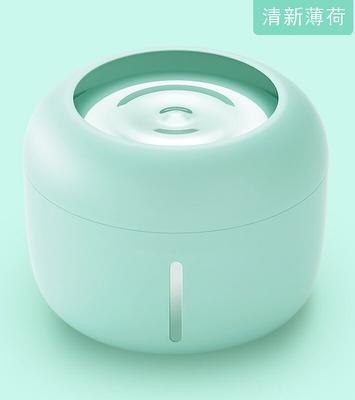 Show full view: Pet Life Moda-Pure Ultra-Quiet Filtered Dog & Cat Fountain Waterer, Green slide 3 of 5