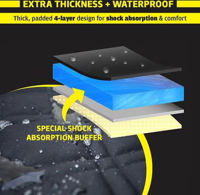 Show full view: Meadowlark Dog & Cat Seat Cover with Mesh Window, Black, X-Large slide 4 of 9