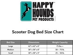 Happy Hounds Scooter Deluxe Round Pillow Dog Bed with Removable Cover, Gray, Small slide 2 of 8