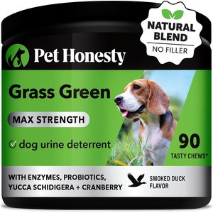 PetHonesty Grass Green Max-Strength Duck Flavored Soft Chews Urinary & Lawn Protection Dog Supplement, 90 count