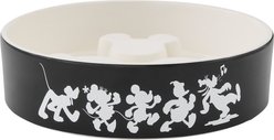 Disney Mickey Mouse Slow Feeder Dog & Cat Bowl, Black, Small: 1 cup