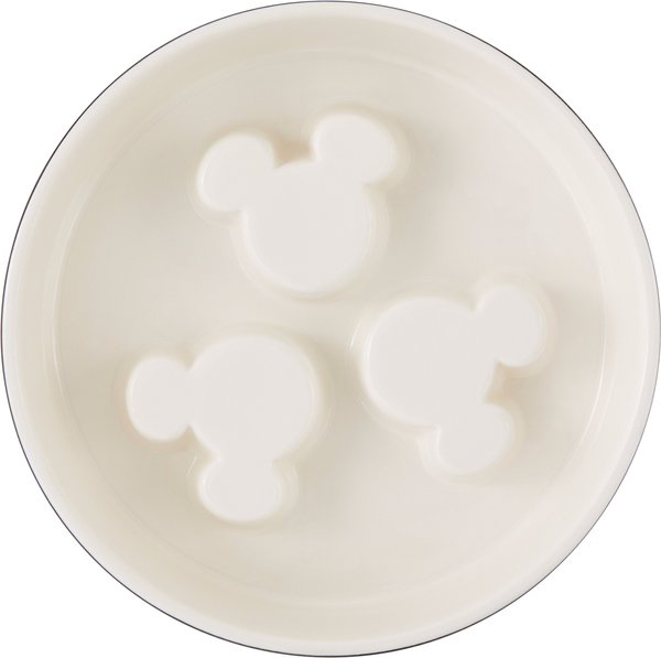 Show full view: Disney Mickey Mouse Slow Feeder Dog & Cat Bowl, Black, Medium: 4 cup slide 4 of 8