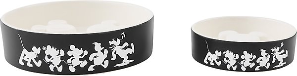 Show full view: Disney Mickey Mouse Slow Feeder Dog & Cat Bowl, Black, Medium: 4 cup slide 5 of 8