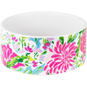 Lilly Pulitzer Bunny Business Dog Bowl