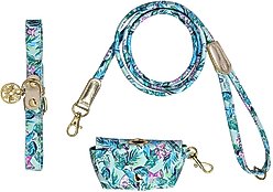 Lilly Pulitzer Barking Up the Palm Tree Dog Walk Set