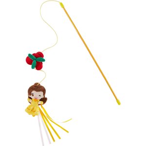Disney Princess Belle Teaser Wand Cat Toy with Catnip