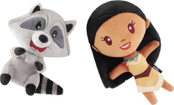 Disney Princess Pocahontas Plush Squeaky Dog Toy, 2 count slide 1 of 4