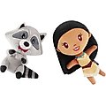 Disney Princess Pocahontas Plush Squeaky Dog Toy, 2 count