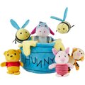 Disney Winnie The Pooh & Friends Hunny Pot Hide & Seek Puzzle Plush Squeaky Dog Toy