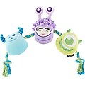 Pixar Monsters, Inc. Plush with Rope Squeaky Dog Toy