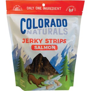 Colorado Naturals Salmon Jerky Dog Treats, 16-oz bag