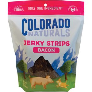 Colorado Naturals Bacon Jerky Dog Treats, 16-oz bag