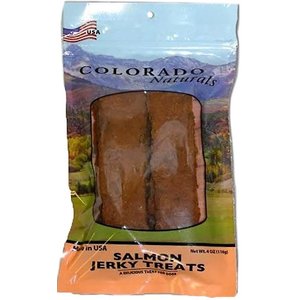 Colorado Naturals Salmon Jerky Dog Treats, 4-oz bag