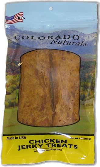 Colorado Naturals Chicken Jerky Treats, 4-oz bag slide 1 of 2