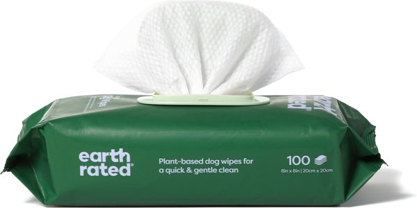 Earth Rated Dog Wipes, Thick Plant Based Grooming Wipes, Lavender Scented, 100 Count slide 1 of 7
