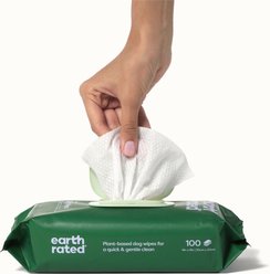 Earth Rated Dog Wipes, Thick Plant Based Grooming Wipes, Lavender Scented, 100 Count slide 2 of 6
